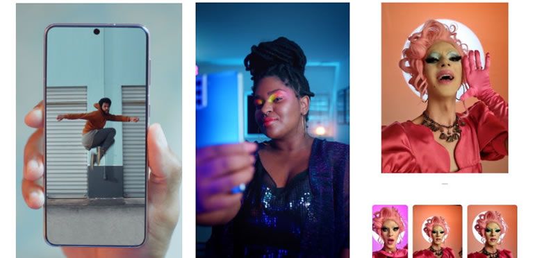 Samsung se inspira em challenges do TikTok para destacar recursos do Galaxy S21 5G nas redes sociais