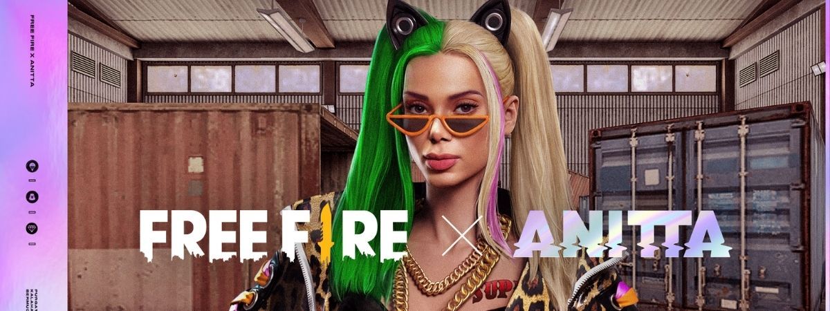 Free Fire e Anitta anunciam colaboração dentro do jogo