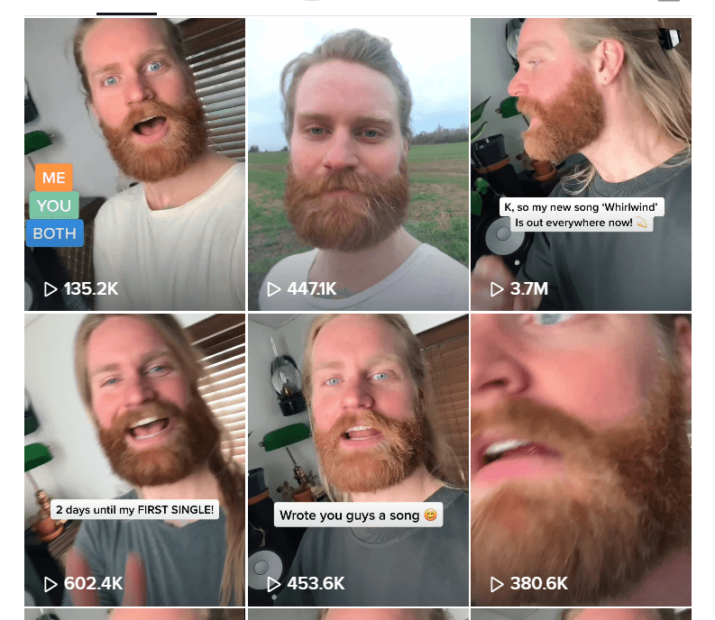 Sam Ryder: cantor revelação do TikTok