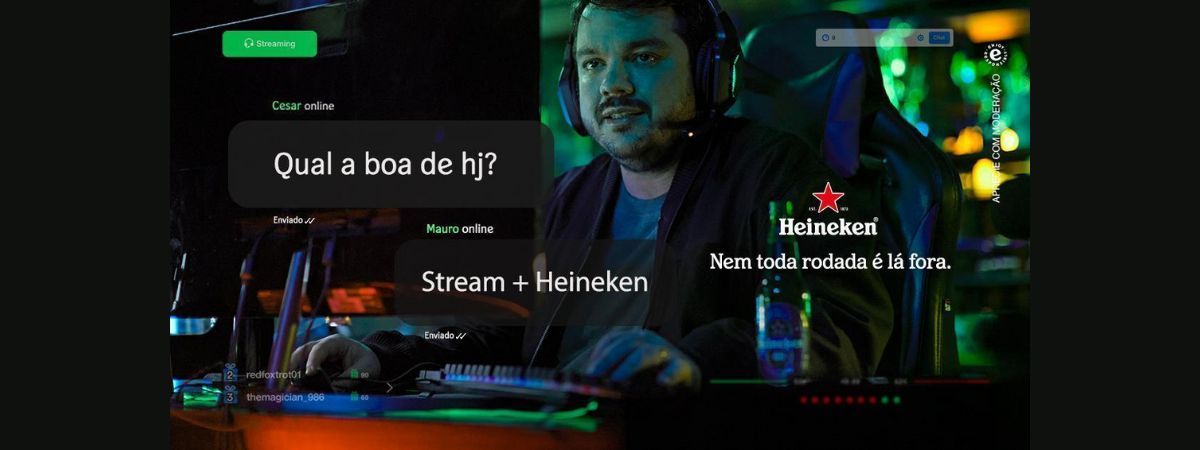 Heineken cria plataforma que promove conexões entre gamers