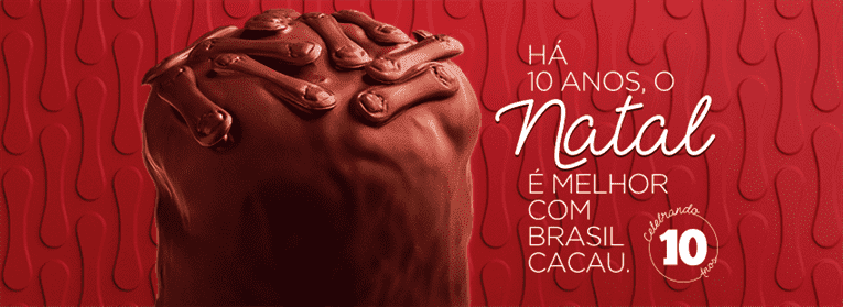 Brasil Cacau lança campanha celebrando 10 anos de Natal