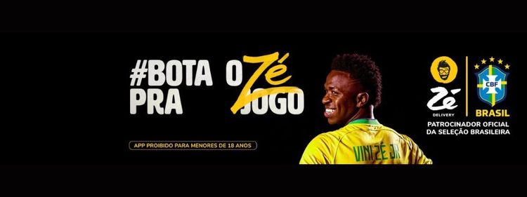 Vini Jr. coloca o Zé pra jogo e convoca Zé Delivery para dar sorte para a Seleção Canarinho