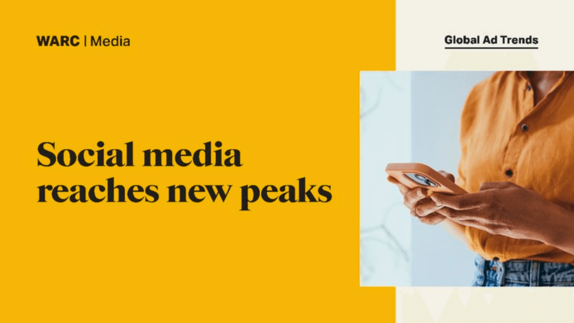 Mídias sociais se tornaram o principal canal de publicidade global, revela WARC Media