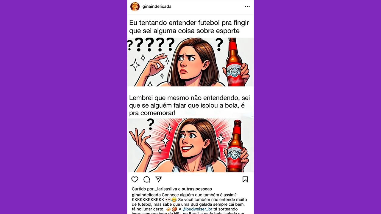 Bud remove post acusado de machismo após críticas nas redes sociais
