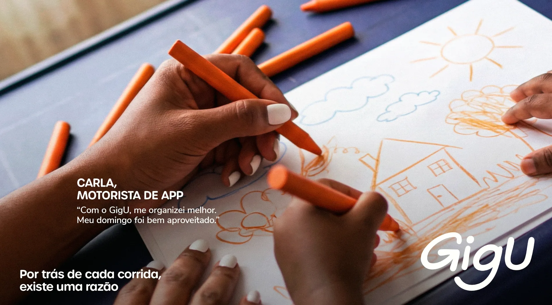 GigU destaca histórias de motoristas em nova campanha