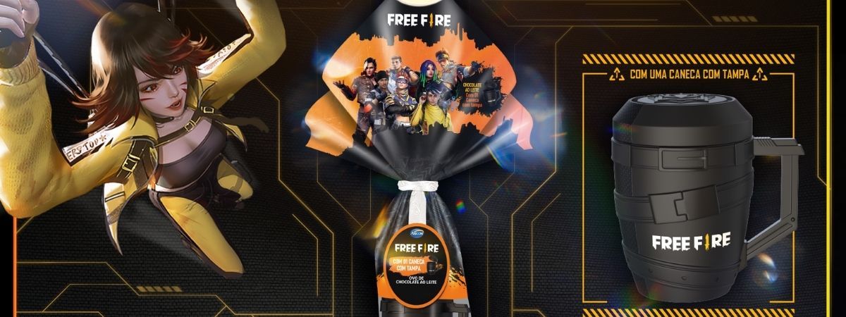 Arcor e Garena lançam ovo de Páscoa temático de Free Fire