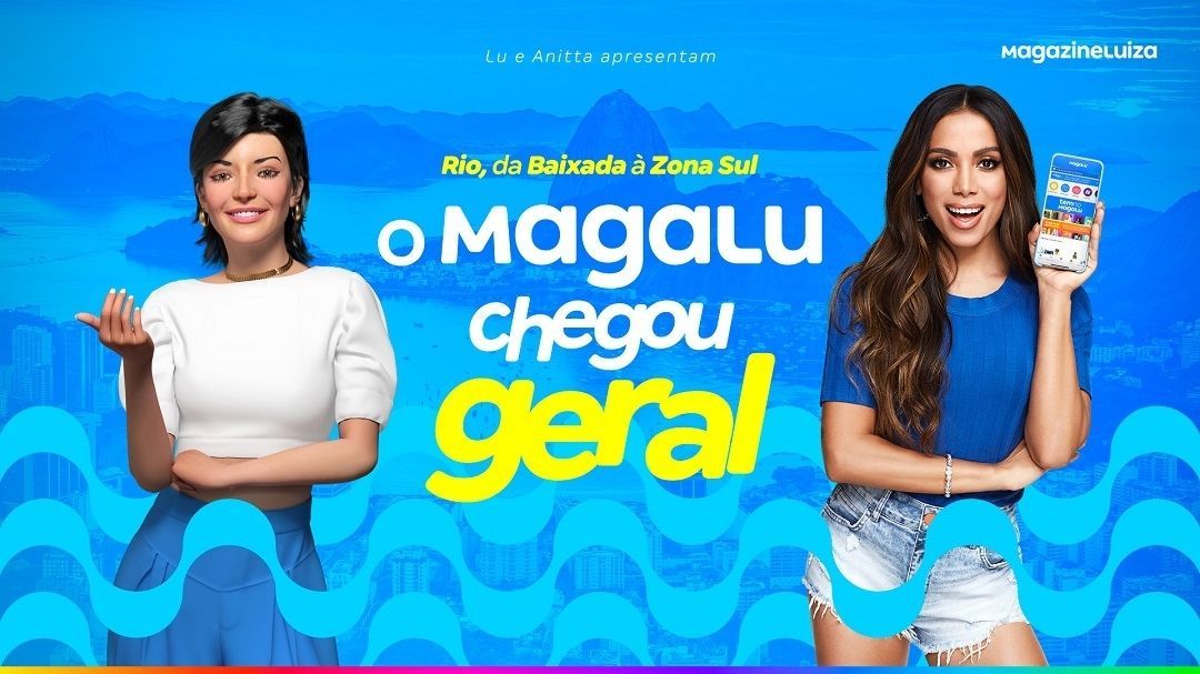 Anitta e Lu se unem em hit para marcar chegada da Magalu ao Rio