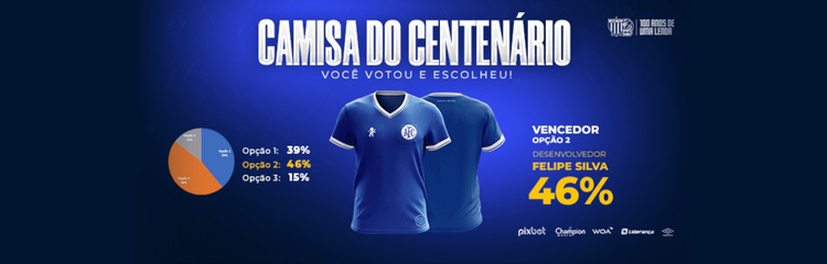 Em concurso, Avaí escolhe camisa do centenário
