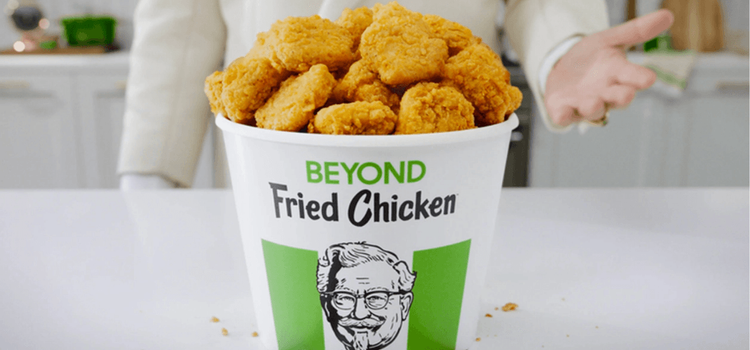 KFC testa nuggets “vegetariano” feitos em laboratório