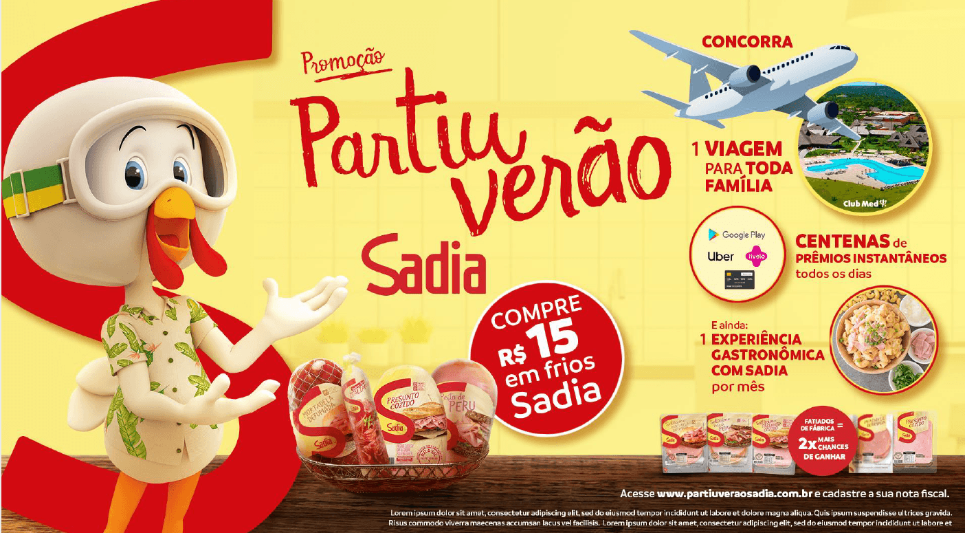 Sadia premia consumidor com viagem para resort na Bahia