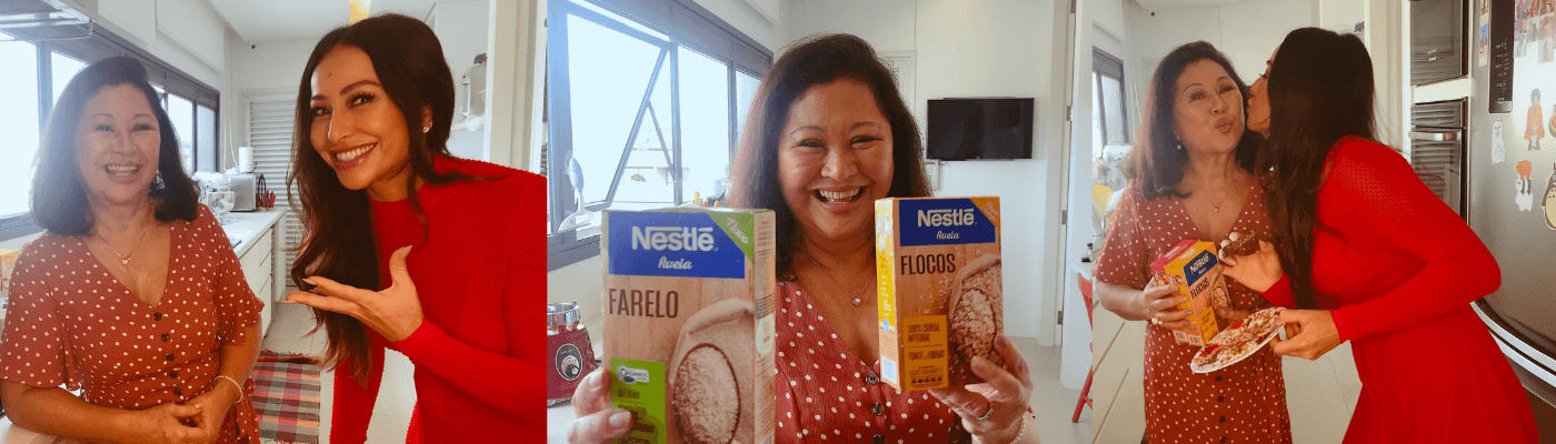 Receitas Nestlé traz pais de famosos para ensinarem receitas de família