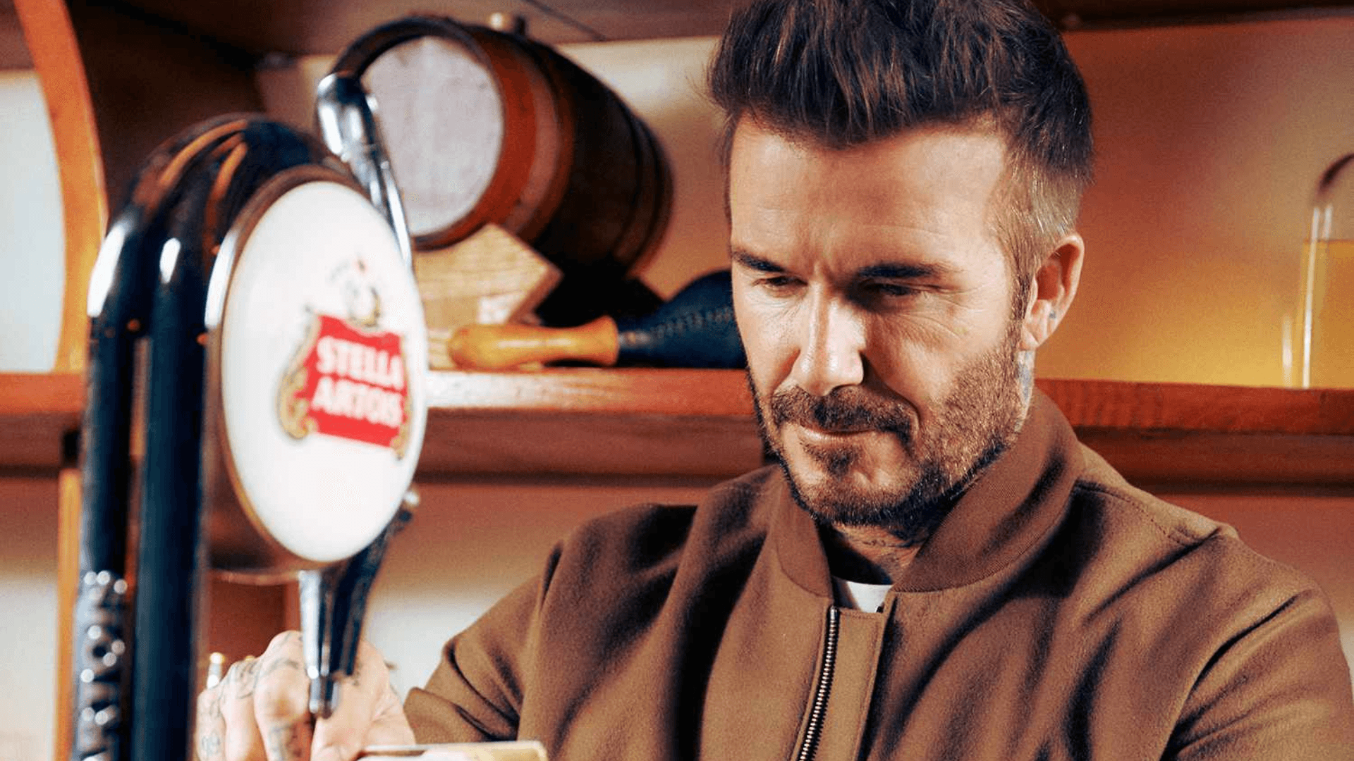 David Beckham é o novo embaixador de Stella Pure Gold no Brasil