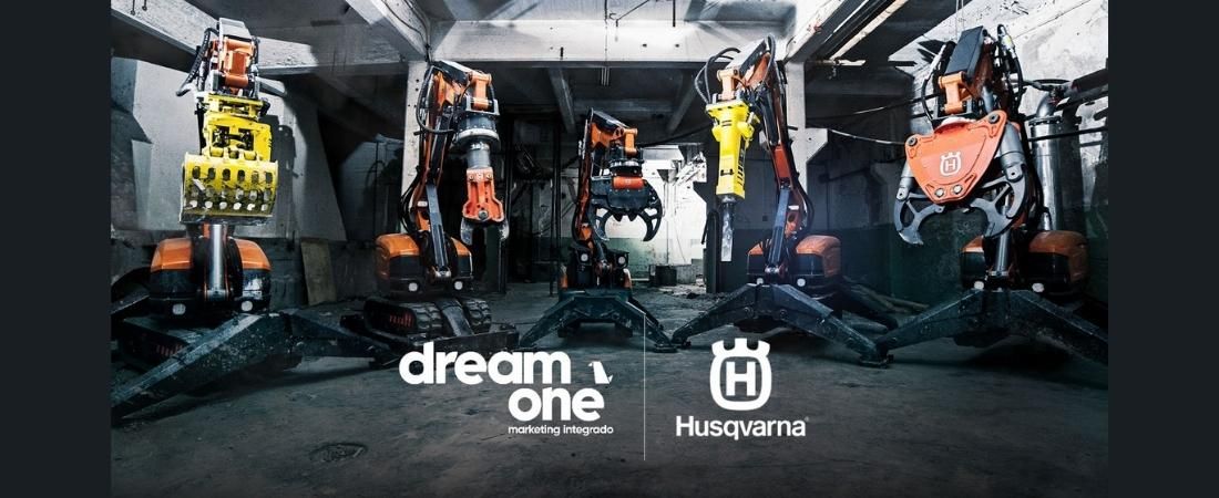 DreamONE se torna responsável pela comunicação da Husqvarna Construção