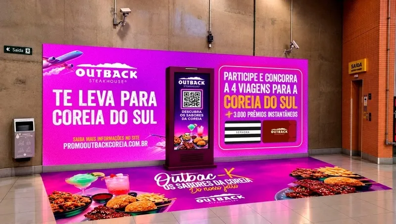 Outback transforma Estação Pinheiros em arena de K-pop para divulgar novo cardápio