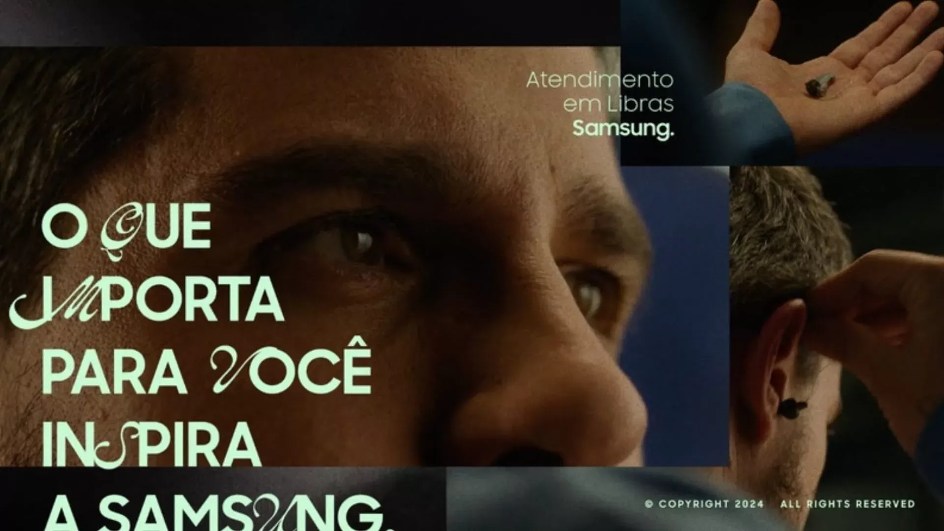 Samsung destaca diversidade com atendimento em libras em nova campanha