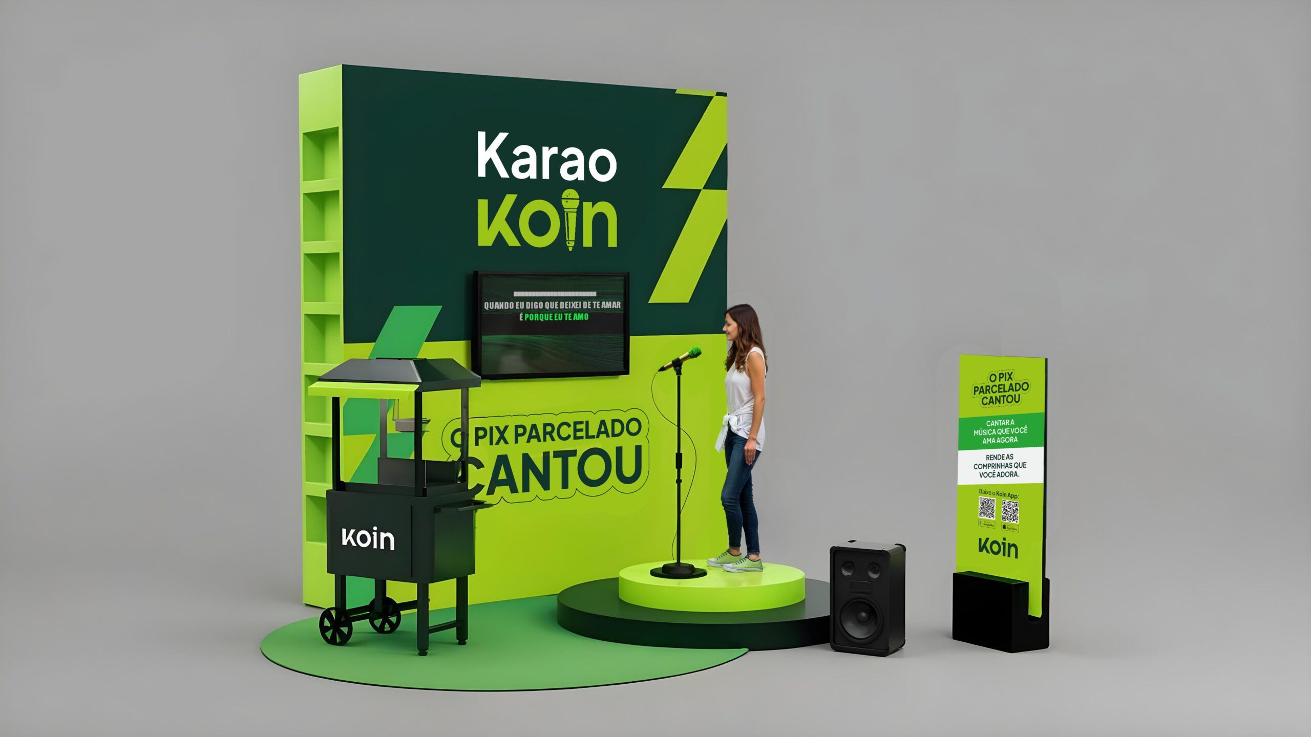 Koin realiza evento no Parque Villa-Lobos com karaokê para o público