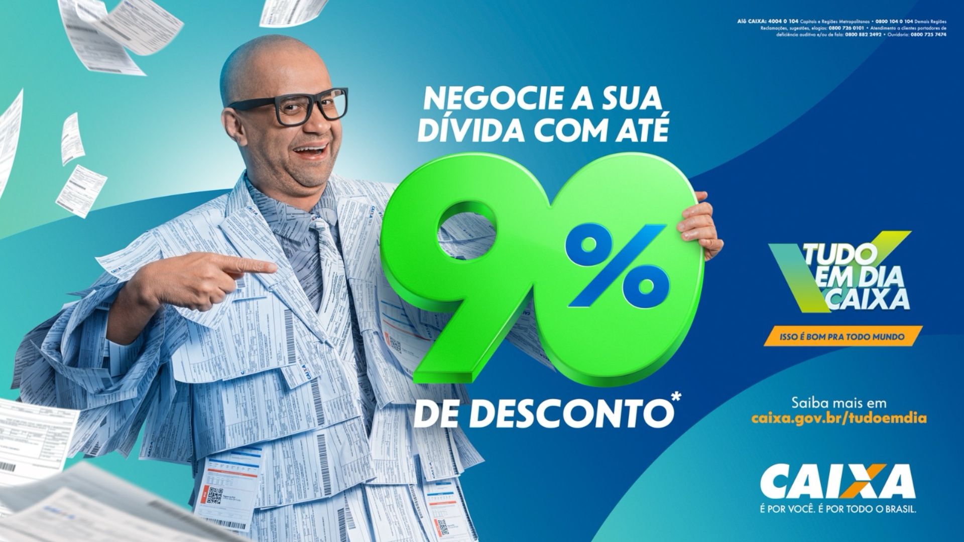 CAIXA lança campanha para programa de renegociação de dívidas