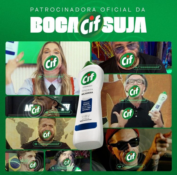 Cif e Droga5 transformam palavrões nos podcasts em mídia