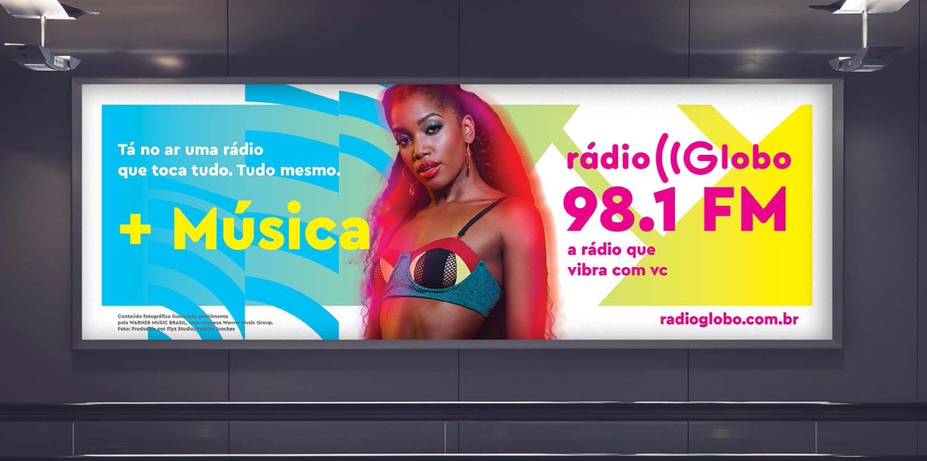 Rádio Globo estreia campanha para mídia out of home
