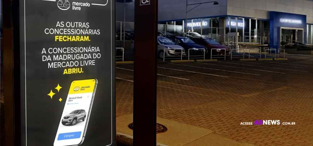 Mercado Livre lança campanha para quem quer comprar carro na madrugada