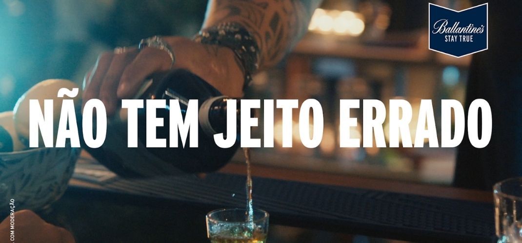 Ballantine’s mostra que ‘Não tem jeito errado’ para o novo target