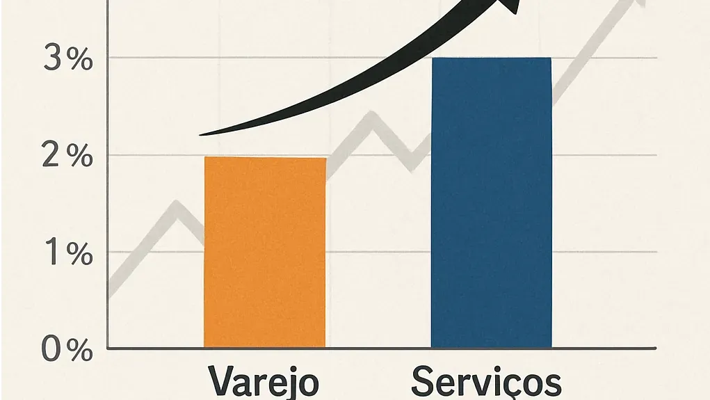 IGet de julho indica melhora no varejo e leve avanço em serviços