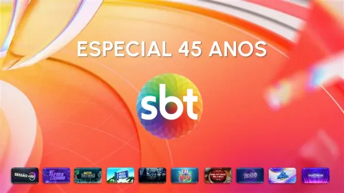 SBT celebra 45 anos com programação especial e pacote comercial multiplataforma