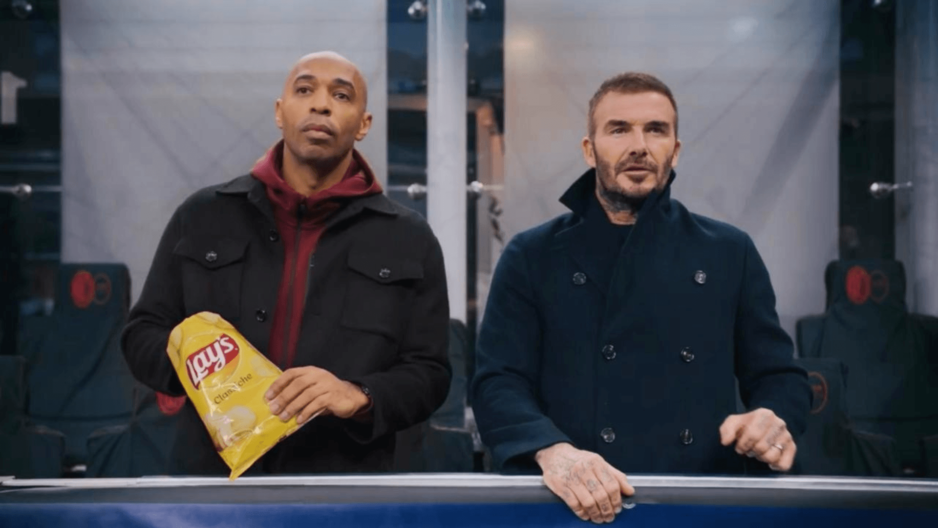 David Beckham e Thierry Henry estrelam campanha da Lay’s para UEFA Champions League