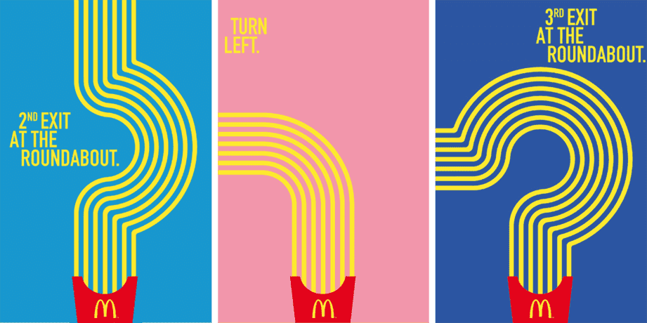 McDonald´s usa minimalismo com batatas fritas para chamar atenção de consumidores