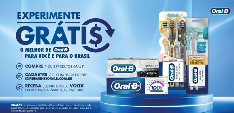 Oral-B lança promoção que permite ao consumidor ajudar a Cruz Vermelha