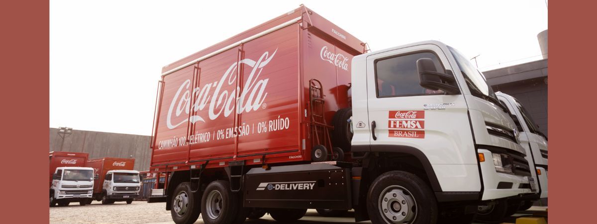 Coca-Cola FEMSA Brasil opera com caminhões elétricos Volkswagen em São Paulo
