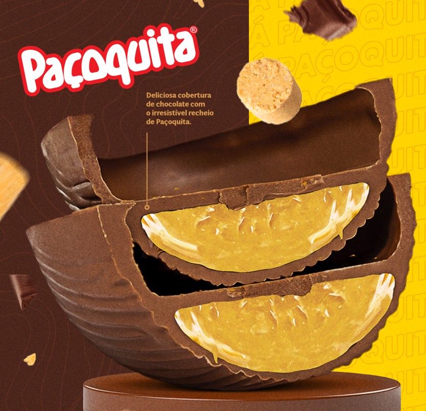 Paçoquita lança ovo e bombons para a Páscoa