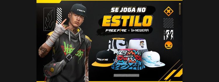 New Era e Free Fire lançam linha exclusiva de produtos