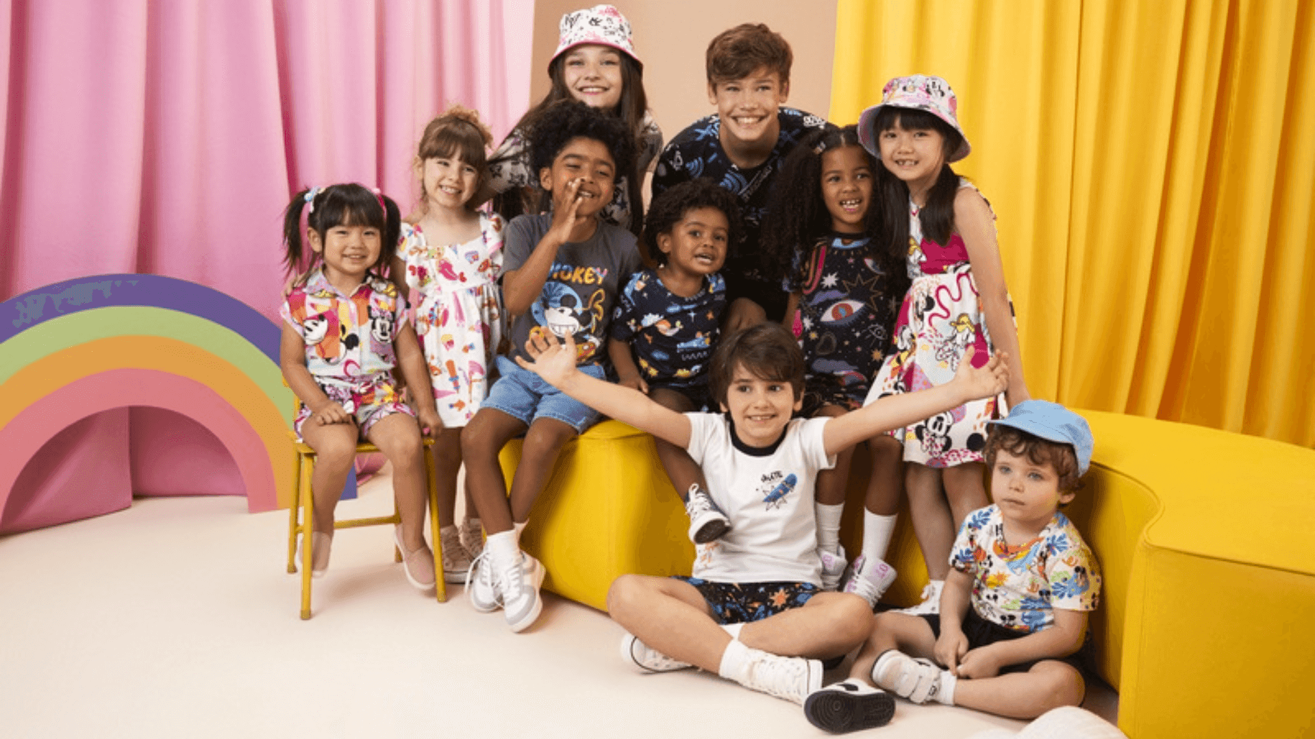 Com Disney e Gerando Falcões, Riachuelo lança coleção exclusiva para o Dia das Crianças