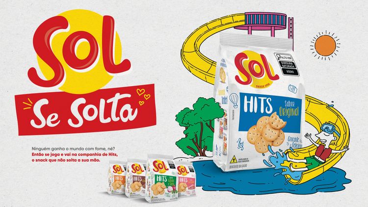 Com o conceito “Se Solta”, Sol destaca snacks em campanha