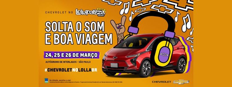 Chevrolet mostra novo carro elétrico pela 1ª vez no Lollapalooza Brasil