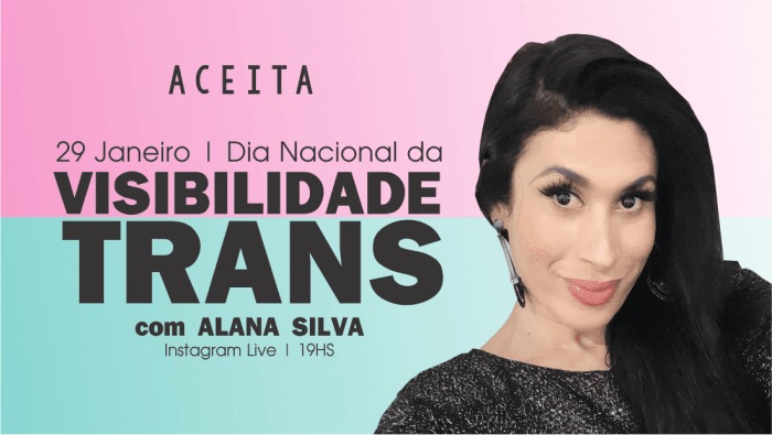 Dia da Visibilidade Trans: Aceita promove live para celebrar a data