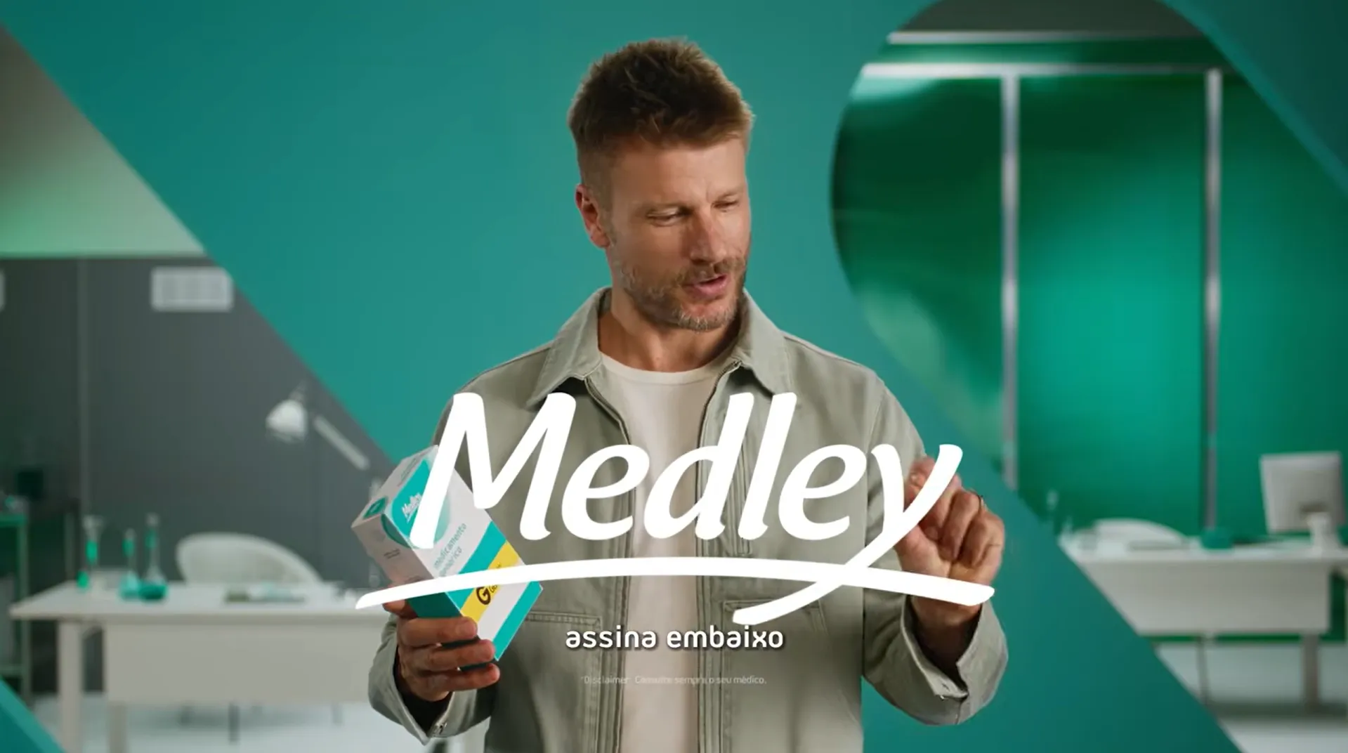 Medley celebra 30 anos com campanha que transforma o logotipo em símbolo de confiança