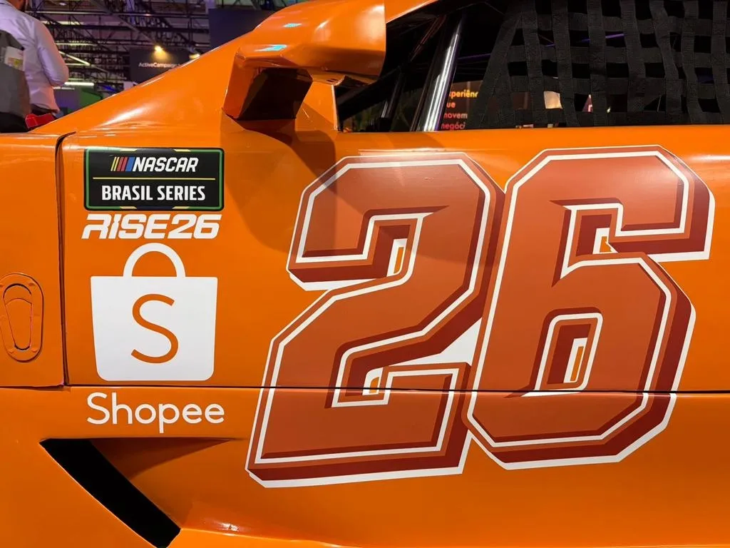 Shopee acelera como nova patrocinadora da Nascar Brasil para a temporada 2026