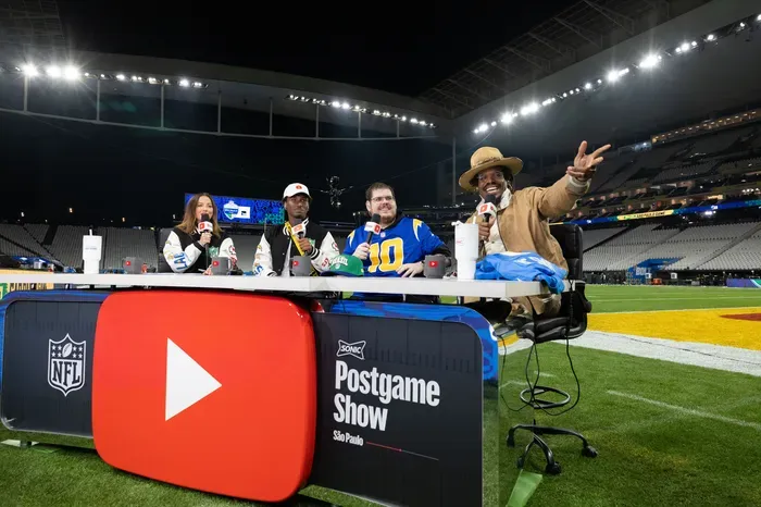 YouTube e NFL fazem história com primeira transmissão global ao vivo de jogo em São Paulo