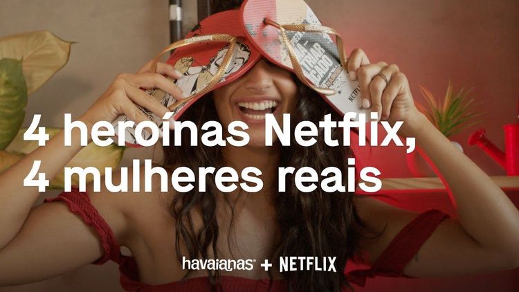 Havaianas lança coleção inspirada em mulheres da Netflix