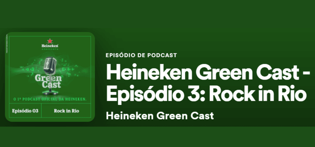  Heineken fala dos bastidores do Rock in Rio em seu podcast autoral