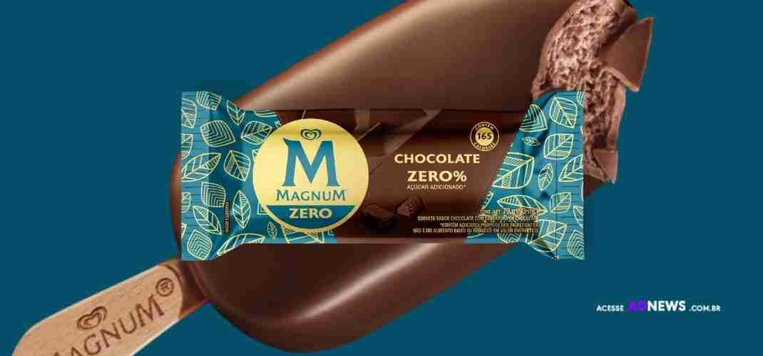 Magnum lança primeiro sorvete zero açúcar, para quem não quer abrir mão do prazer!