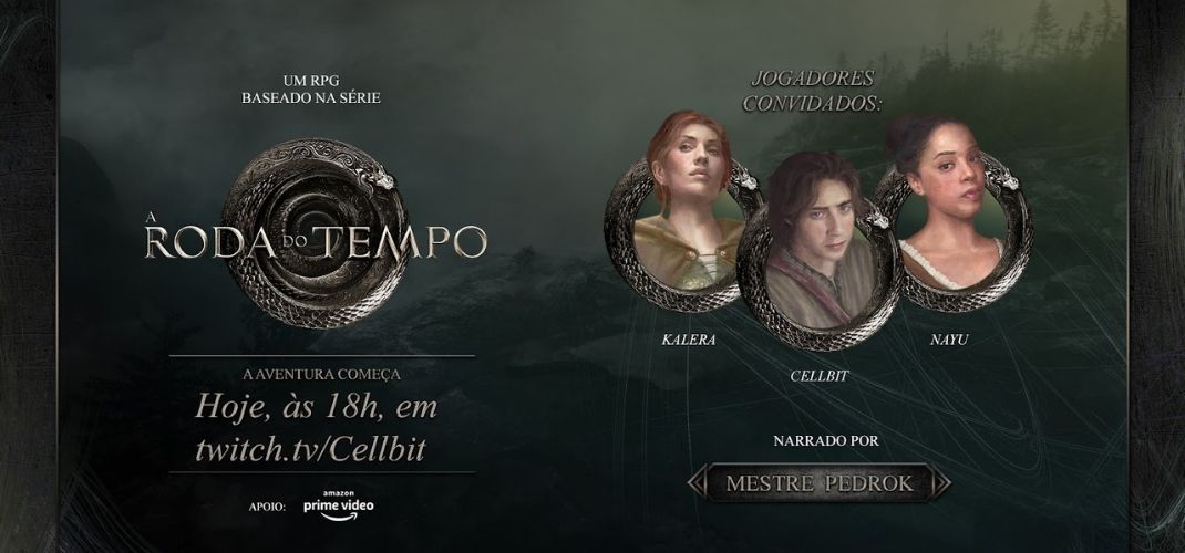 Twitch faz watch party e mesa de RPG para promover “Roda do Tempo”