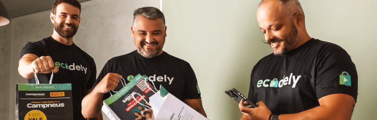Ecodely transforma sacolas em mídia para anunciantes