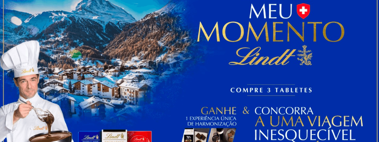 Lindt lança “Meu Momento Lindt”, com prêmios instantâneos