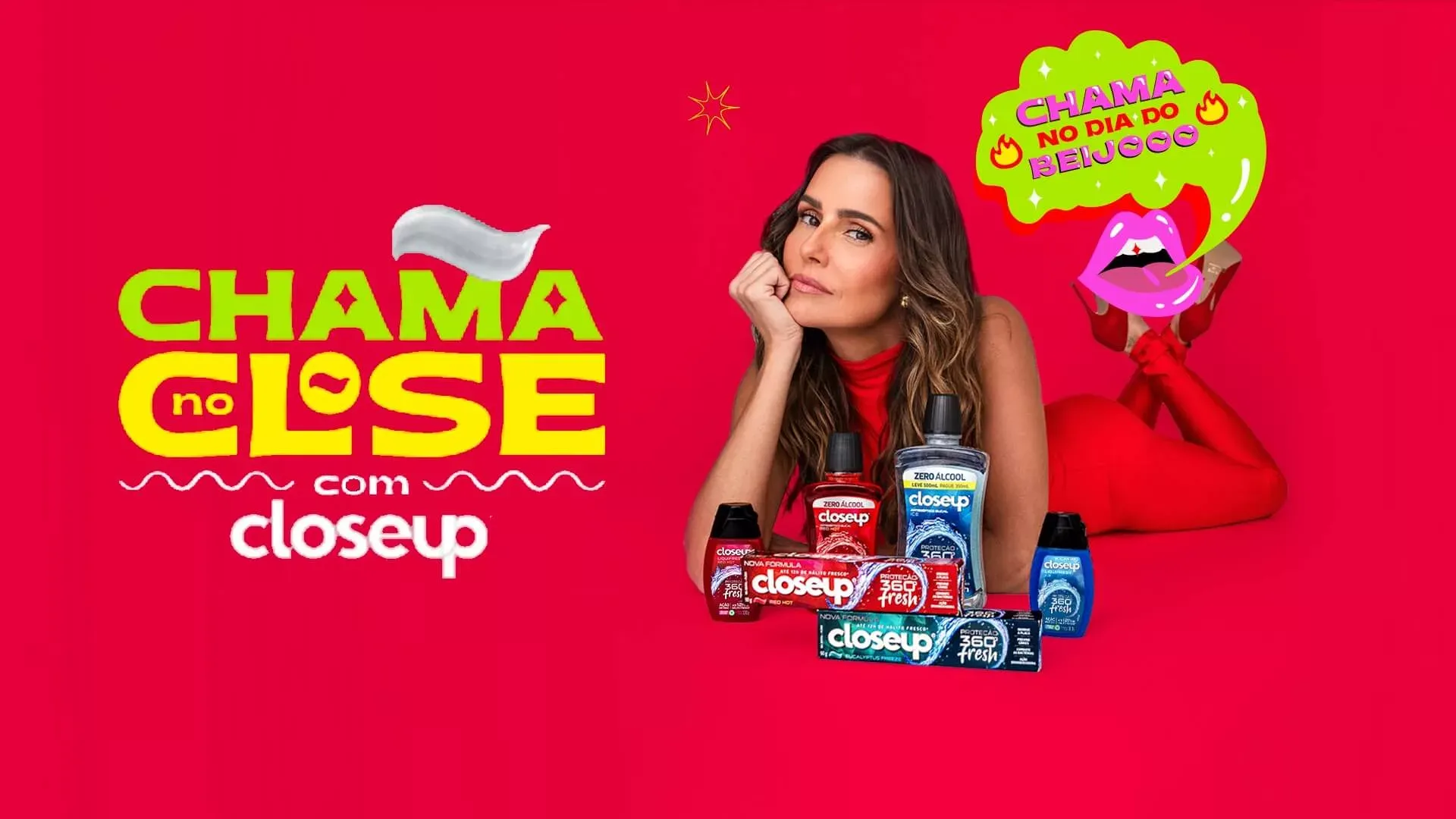 Closeup comemora Dia do Beijo com Deborah Secco e surpresa para os fãs