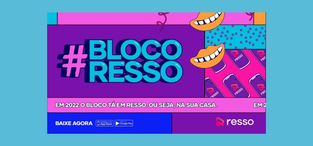Resso promove Carnaval digital para o público curtir em casa