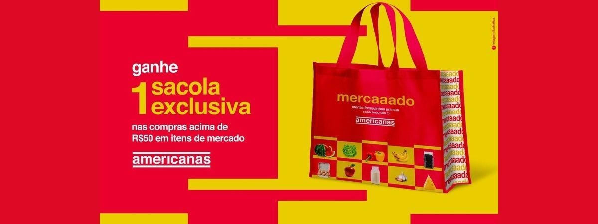 Americanas Mercado lança campanha ‘Todo dia é dia de mercado’ 