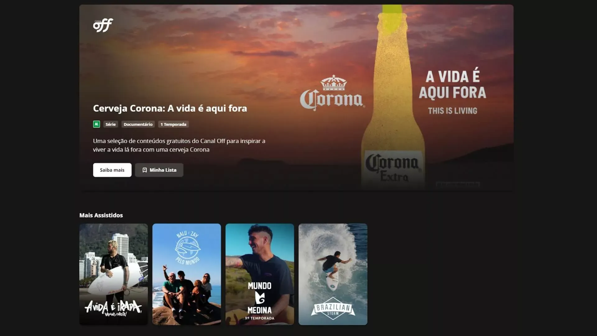 Corona e Globoplay unem forças para inspirar a vida ao ar livre em 2024